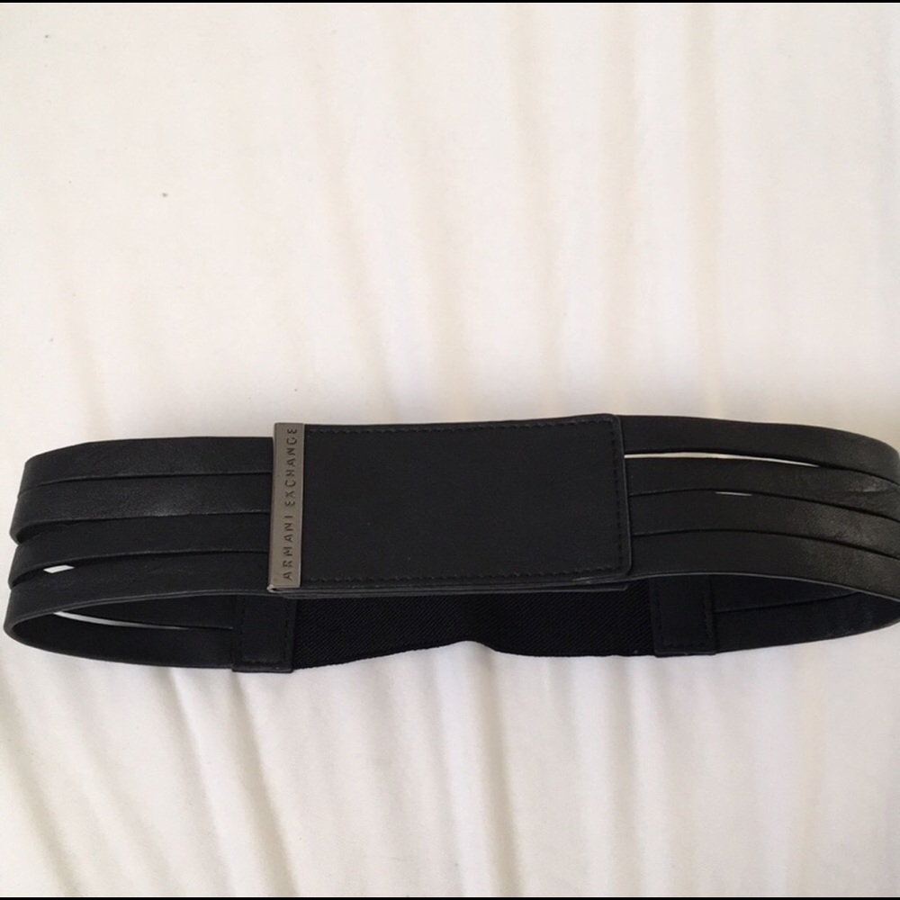 AX (Armani Exchange) Leather waist belt